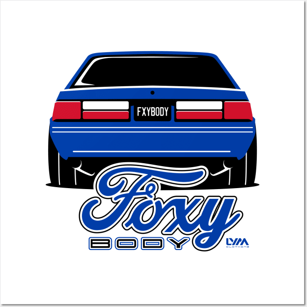 Foxy Body Ford Mustang Wall Art by LYM Clothing